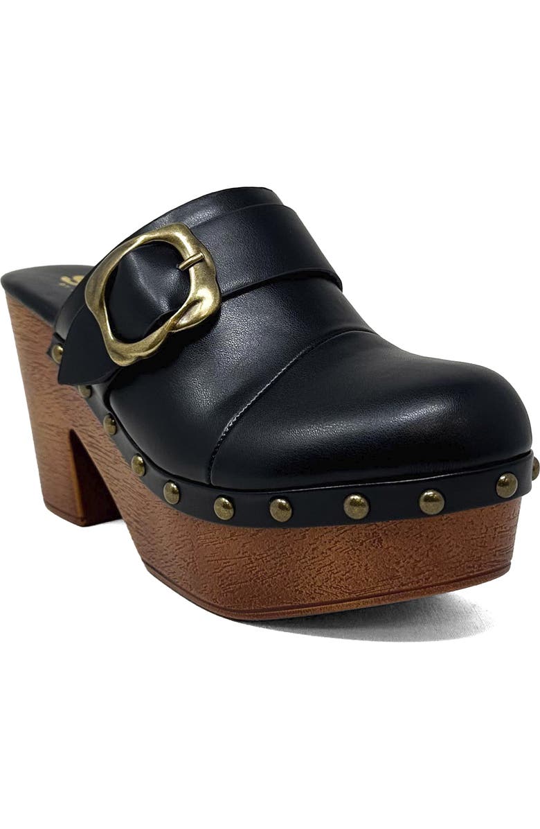 SHUSHOP Lucy Platform Clog, Main, color, Black