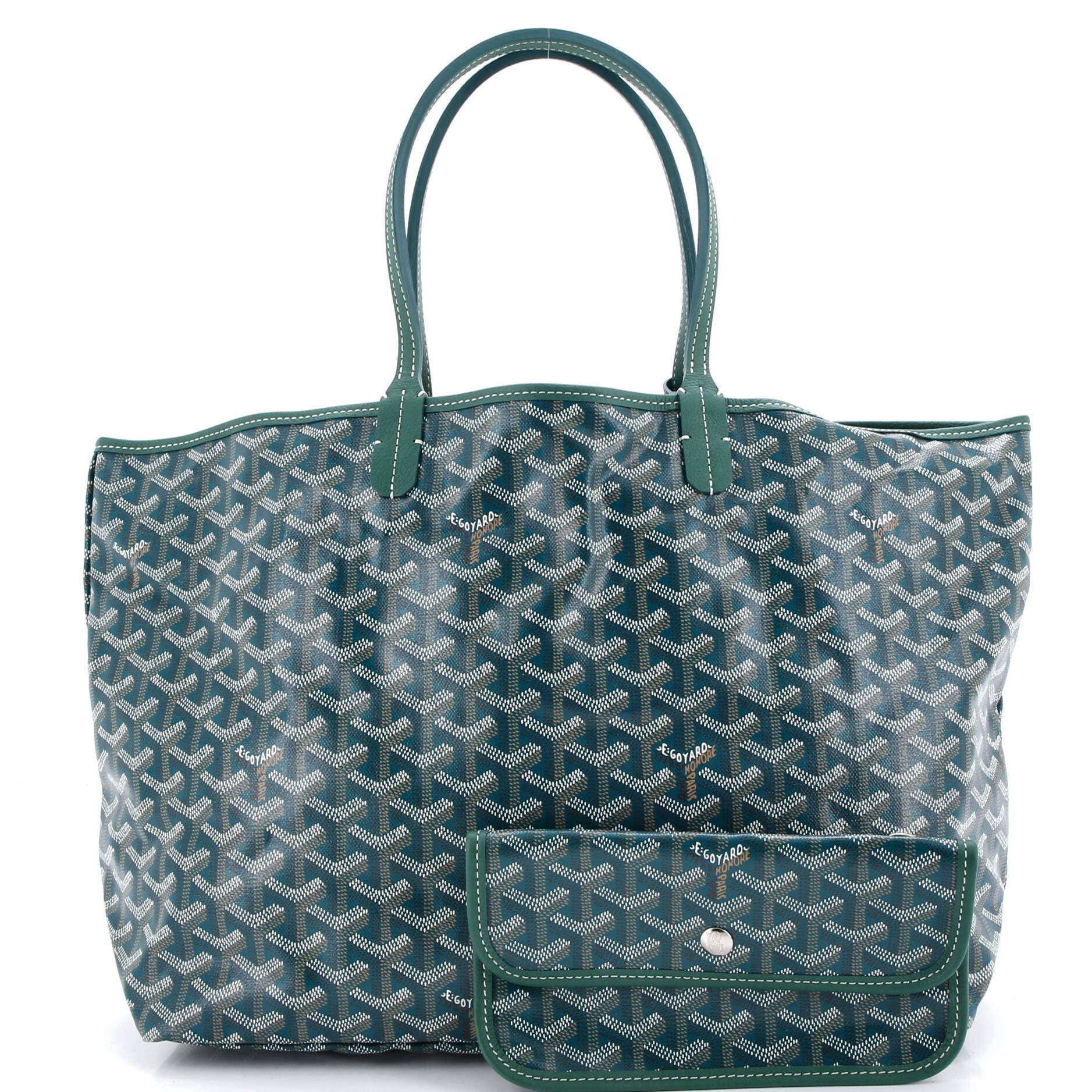 Pre-Owned Goyard Saint Louis Tote Coated Canvas PM, Alternate, color, 