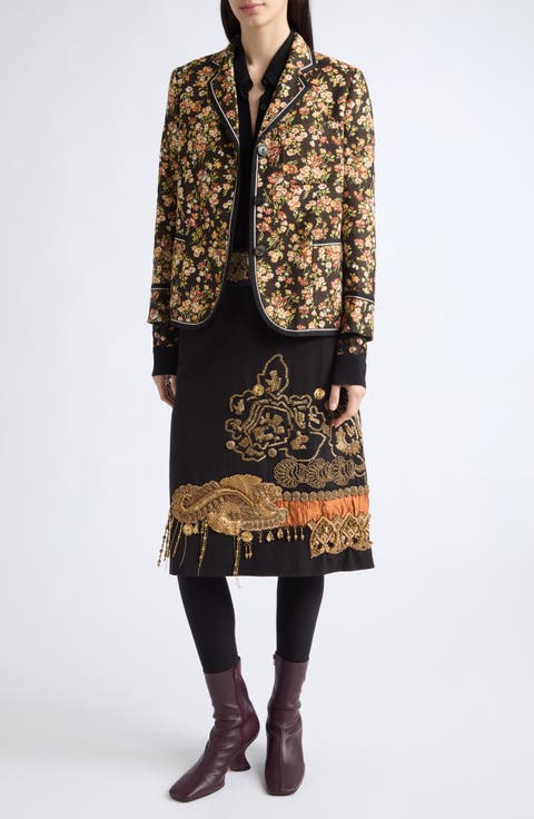 Brea Tape Gobelin Cotton Blend Jacket