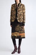 Dries Van Noten Brea Tape Gobelin Cotton Blend Jacket