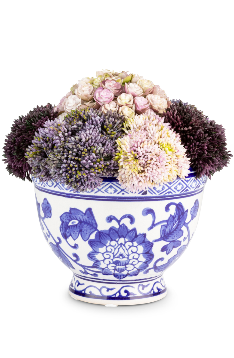 CocoBella Adair Toile Sedum Bowl, Alternate, color, 