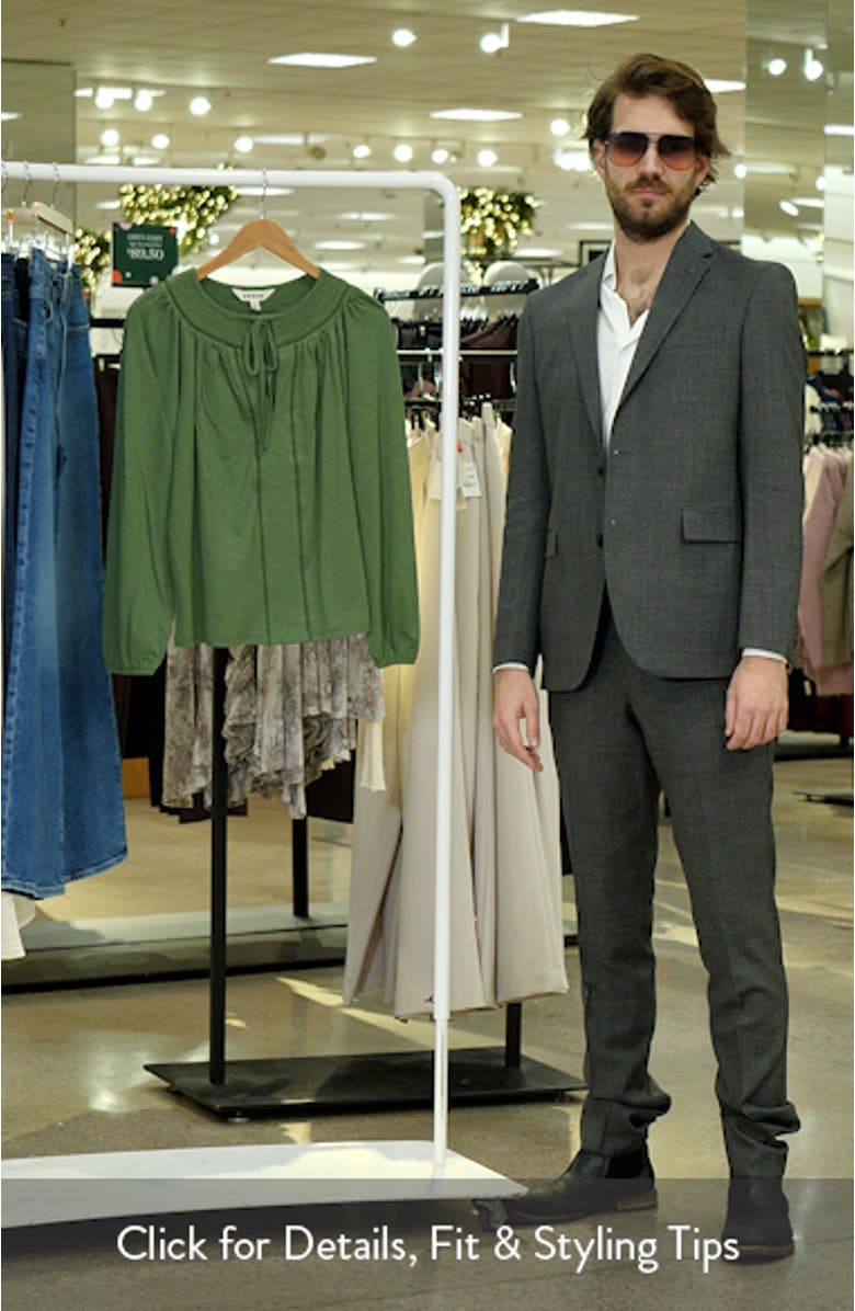 Georgia Smocked Jersey Top, sales video thumbnail