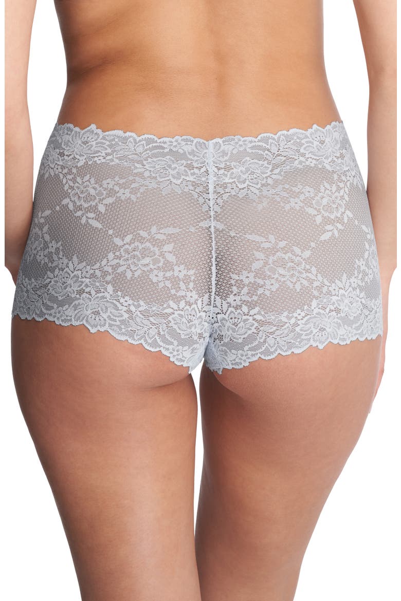 Heavenly Lace Boyshorts, Alternate, color, BLUE MIST