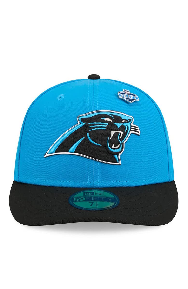 New Era Men's New Era Blue/Black Carolina Panthers 2026 NFL Draft Pre-Curved 59FIFTY Fitted Hat, Alternate, color, Blue