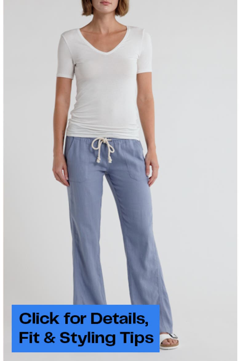 Oceanside Linen Blend Beach Pants video