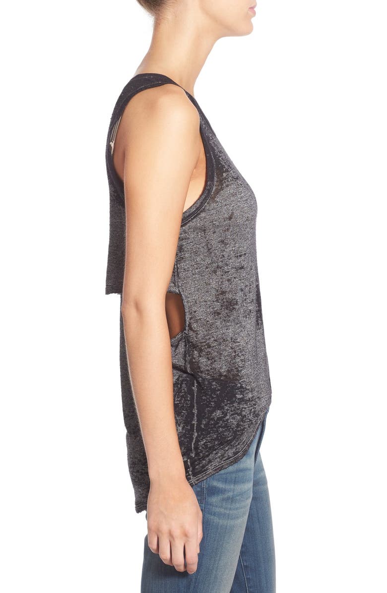 Treasure & Bond Treasure&Bond Cutout Detail Burnout Tank, Alternate, color, 
