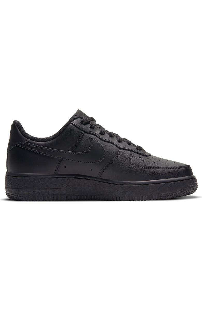 Nike Air Force 1 '07 Sneaker, Alternate, color, Black/ Black/ Black