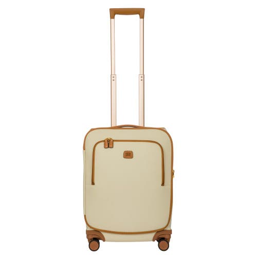 Bric's Firenze 21" Carry-on Compound Spinner In White