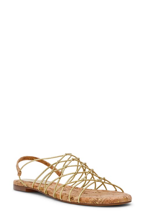 Steve Madden Libra Slingback Sandal In Gold