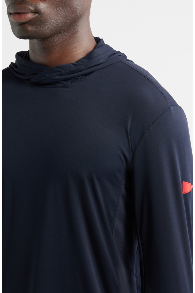 Sun Pro Hooded Rashguard, Alternate, color, DEPARTMENT NAVY