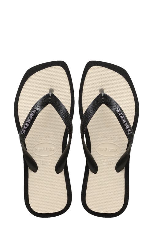 HAVAIANAS HAVAIANAS FUSION SQUARE LOGO FLIP FLOP 