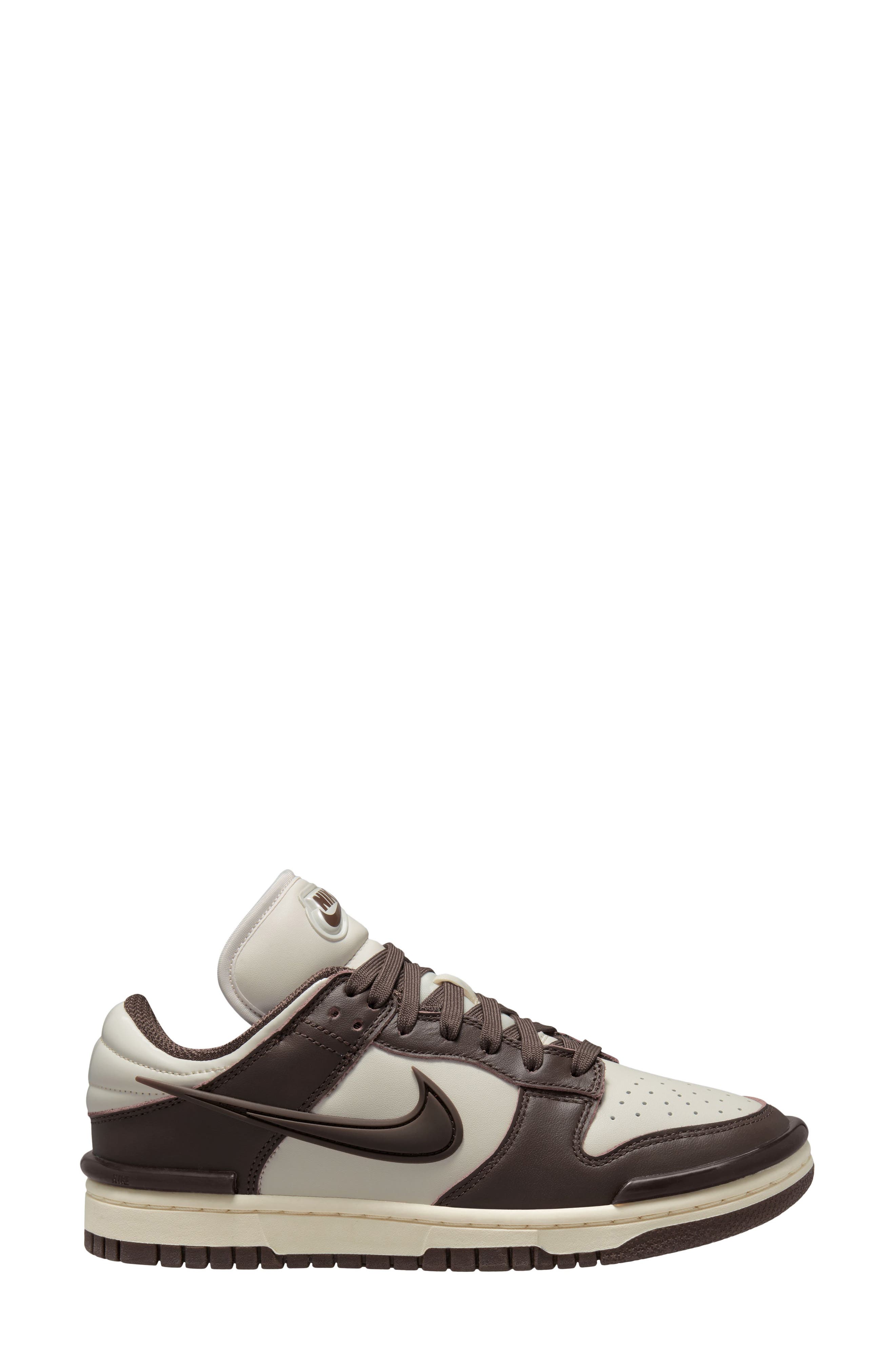 Dunk Low Twist Sneaker, Main, color, PHANTOM/ BROWN/ MILK