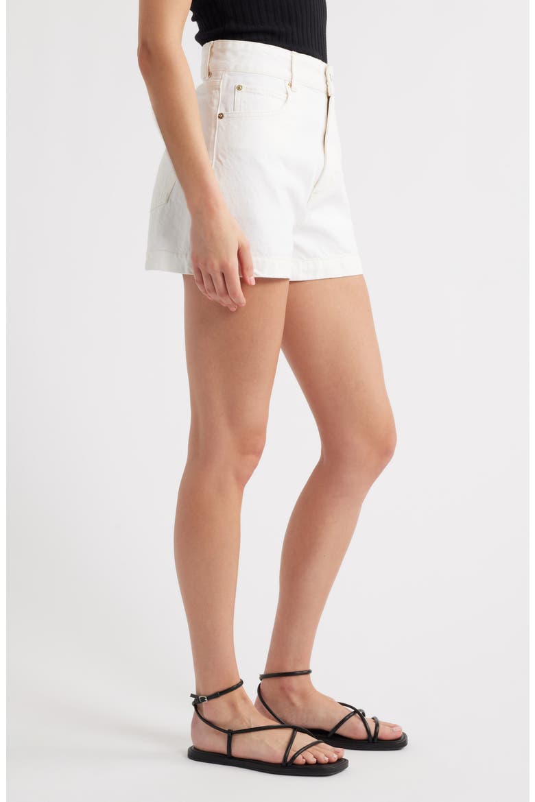The Charm High Waist Denim Shorts, Alternate, color, AU NATURAL CLEAN