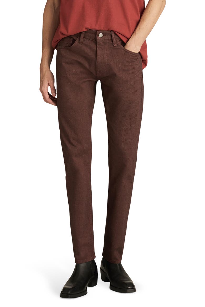Marcus Slim Straight Leg Pants, Main, color, ROSEWOOD ATHLETIC