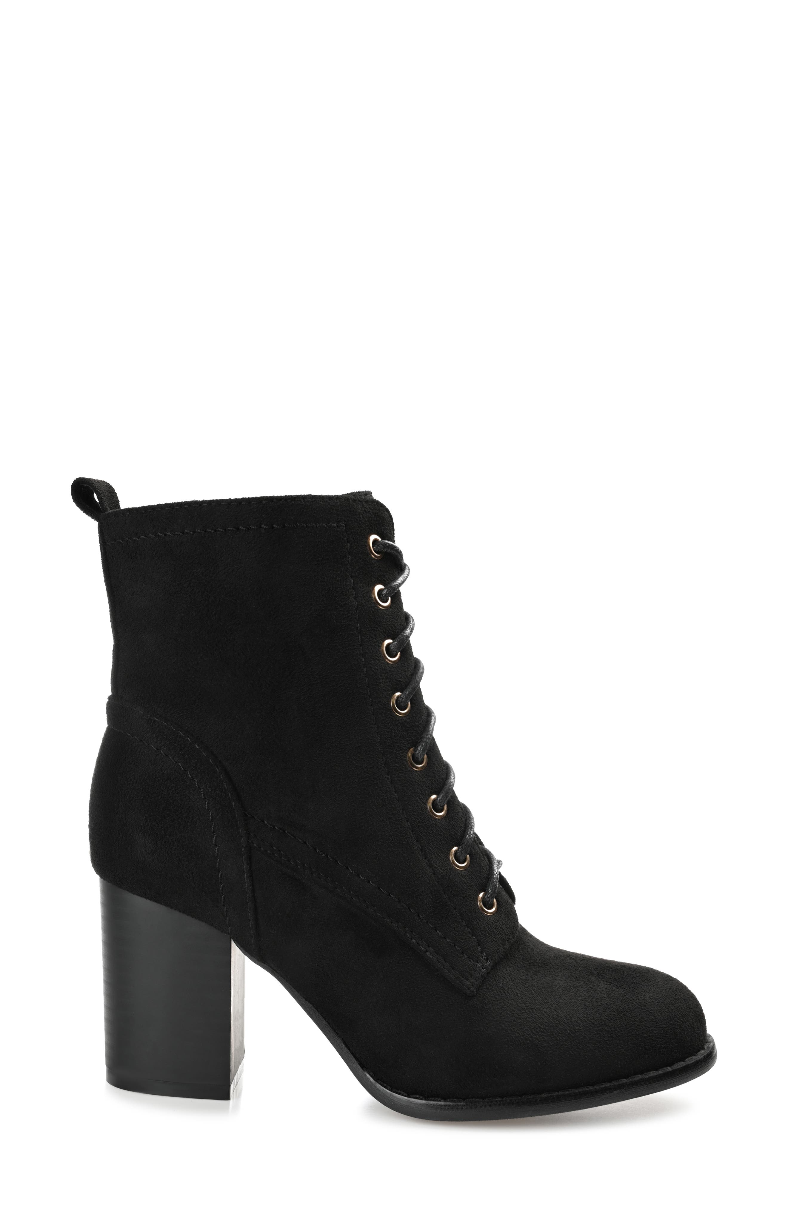 Journee Collection Baylor Bootie - Wide Width, Alternate, color, Black