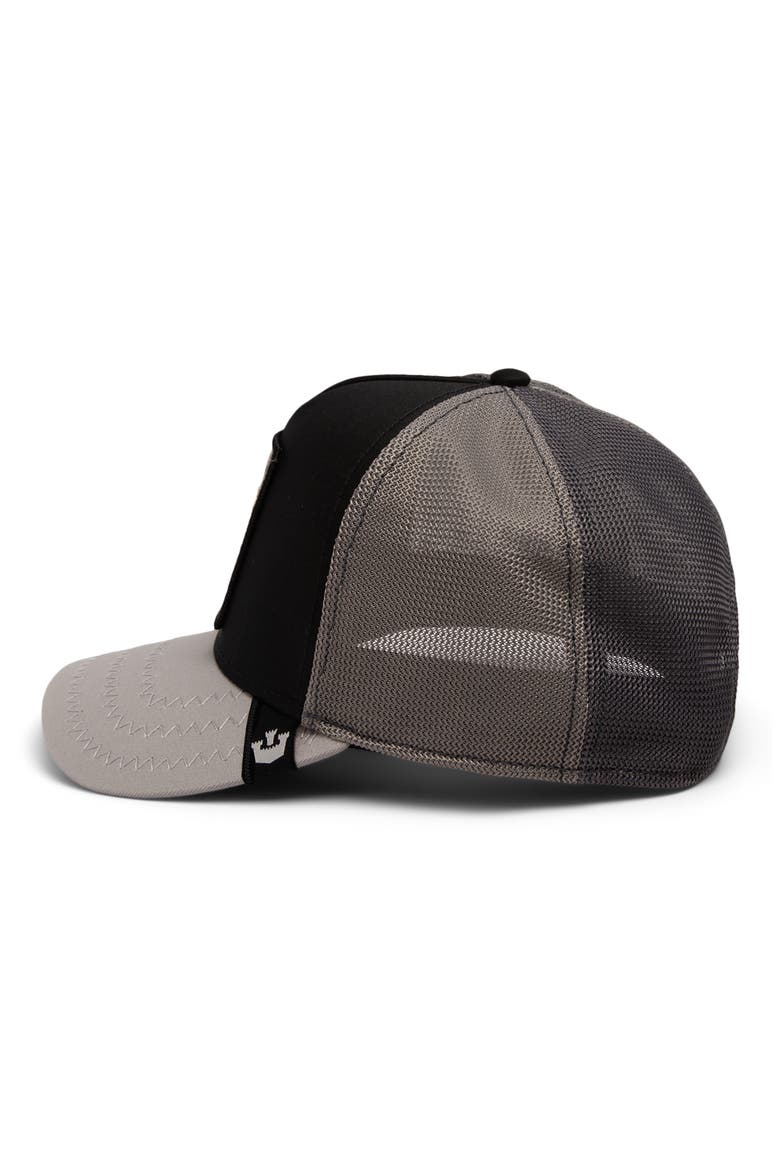 Bulletproof Rhono Patch Snapback Trucker Hat, Alternate, color, ONYX