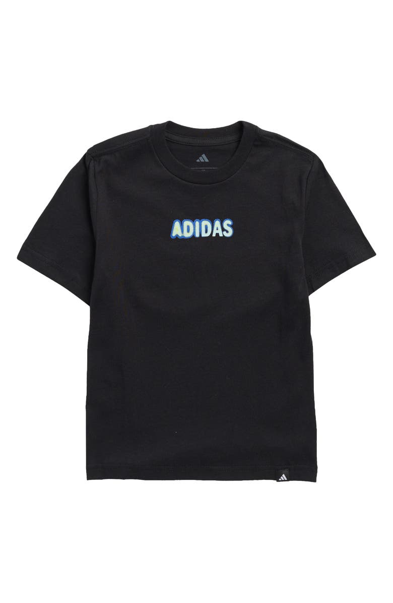 adidas Kids' Heat Map Logo Graphic T-Shirt, Main, color, Black
