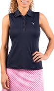 TailorByrd Textured Grid Polo Tank