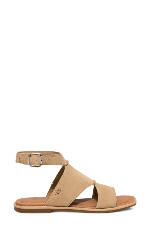 Ugg(r) Delray Ankle Strap Sandal In Mustard Seed