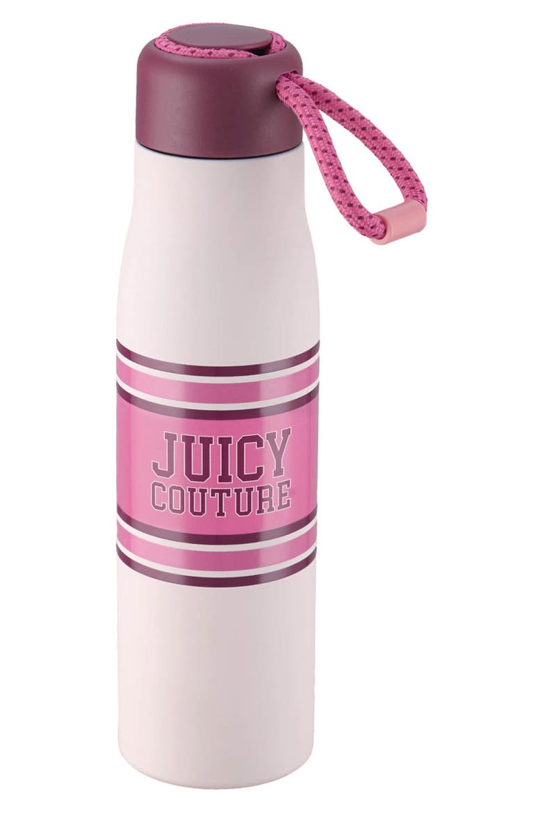 17-Ounce Stainless Steel Water Bottle, Main, color, VARSITY LOGO DOGWOOD PINK
