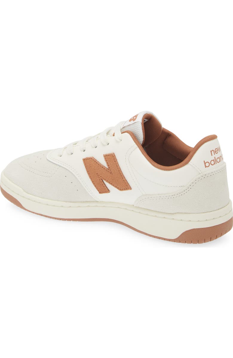 New Balance BB80 Basketball Sneaker, Alternate, color, Sea Salt/ Walnut