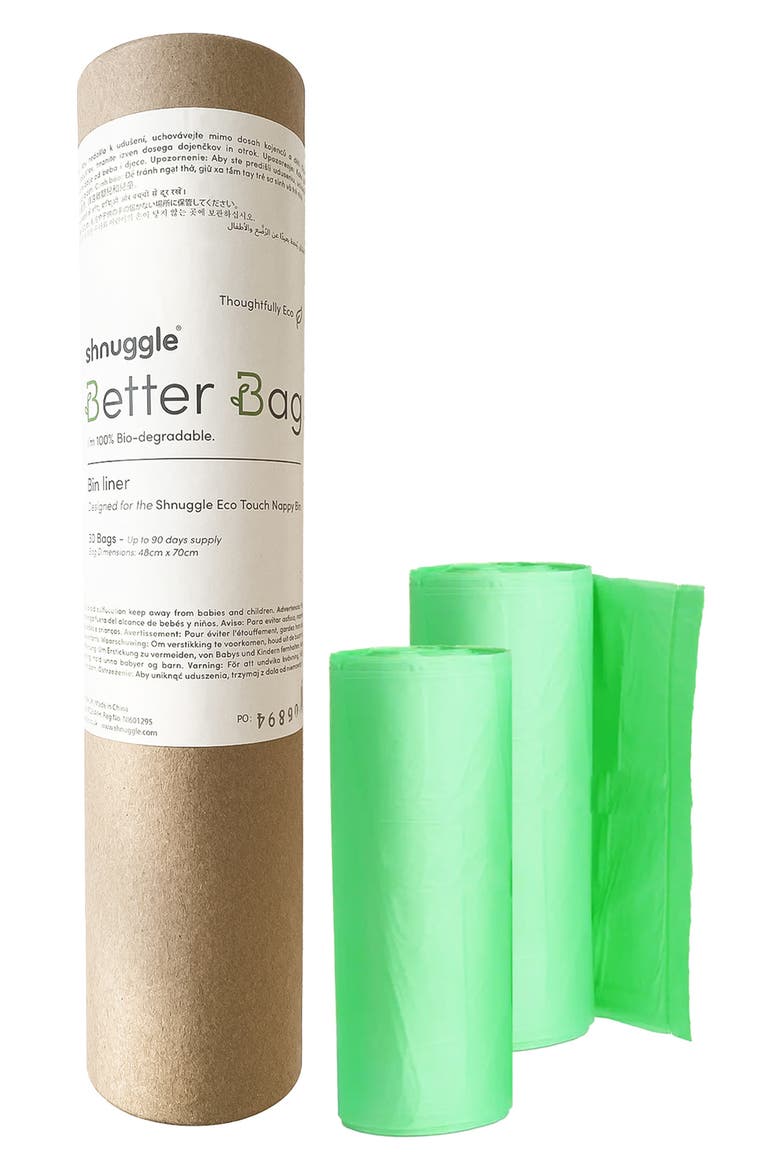 Better Bag Nappy Bin Liners 30 bags, Main, color, WHITE