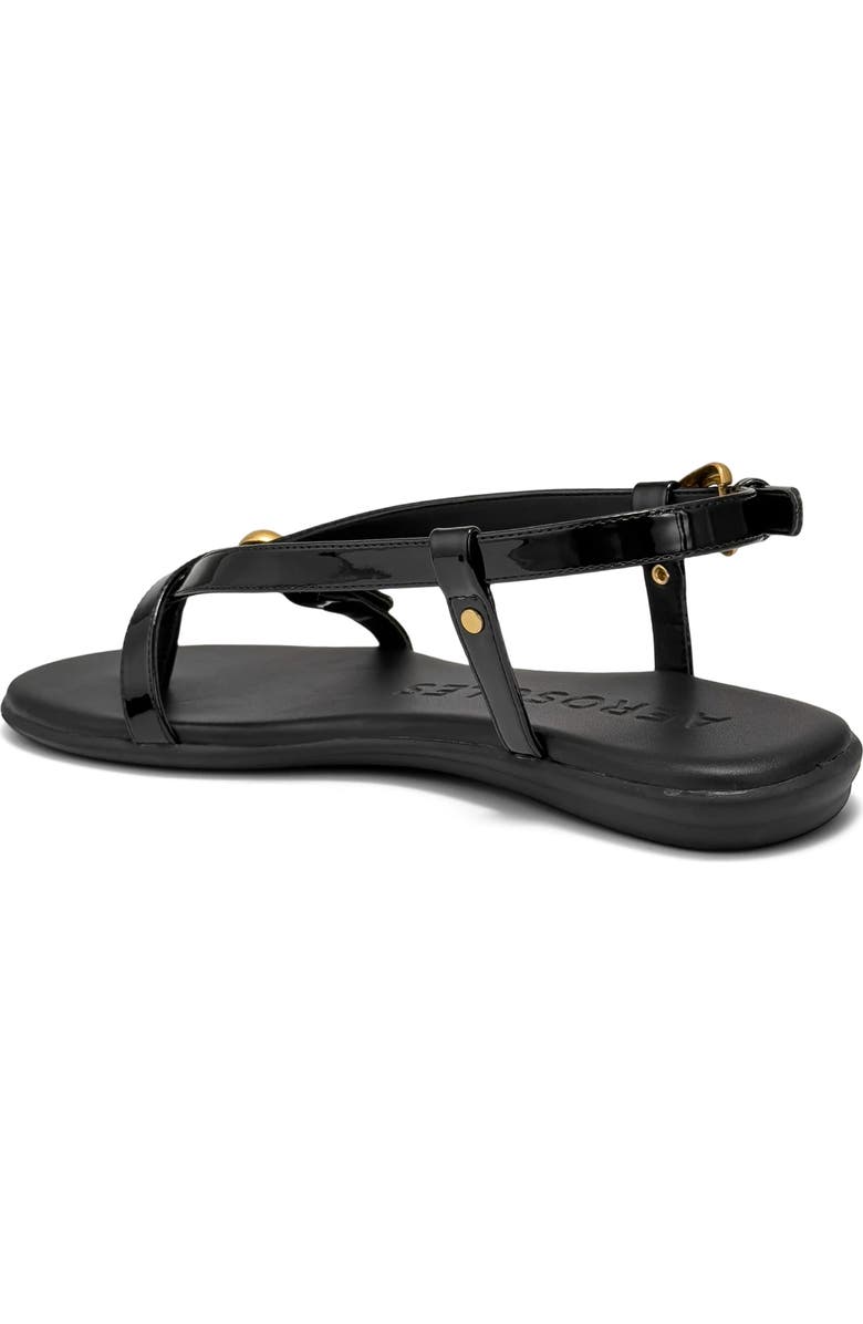 Aerosoles Iride Slingback Sandal, Alternate, color, Black Fx Patent