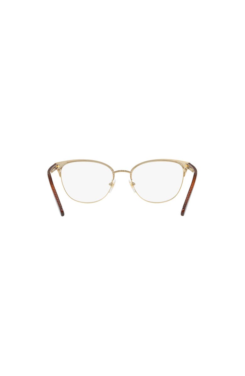 Vogue Eyewear 52mm Oval optical glasses, Alternate, color, Brown