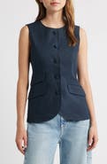 rag & bone Slade Linen Blend Vest