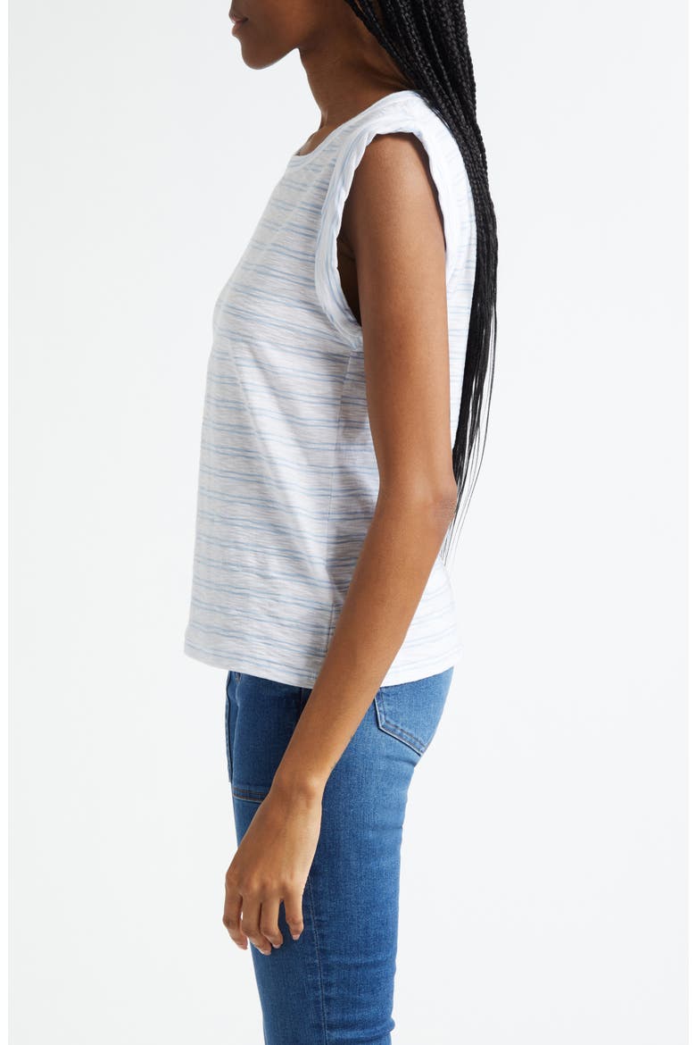 Dree Muscle Tee, Alternate, color, BLUEBELL WHITE