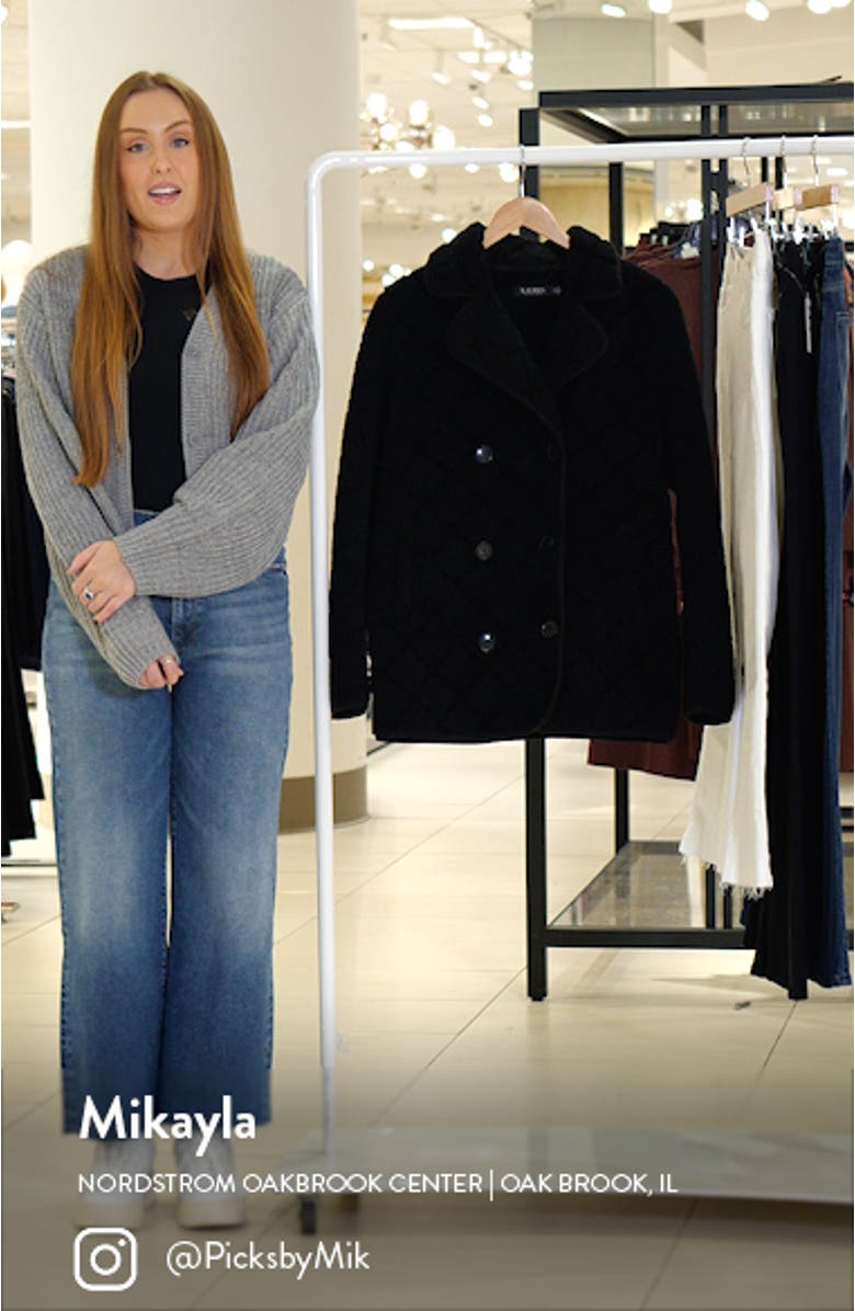 Faux Shearling Peacoat, sales video thumbnail