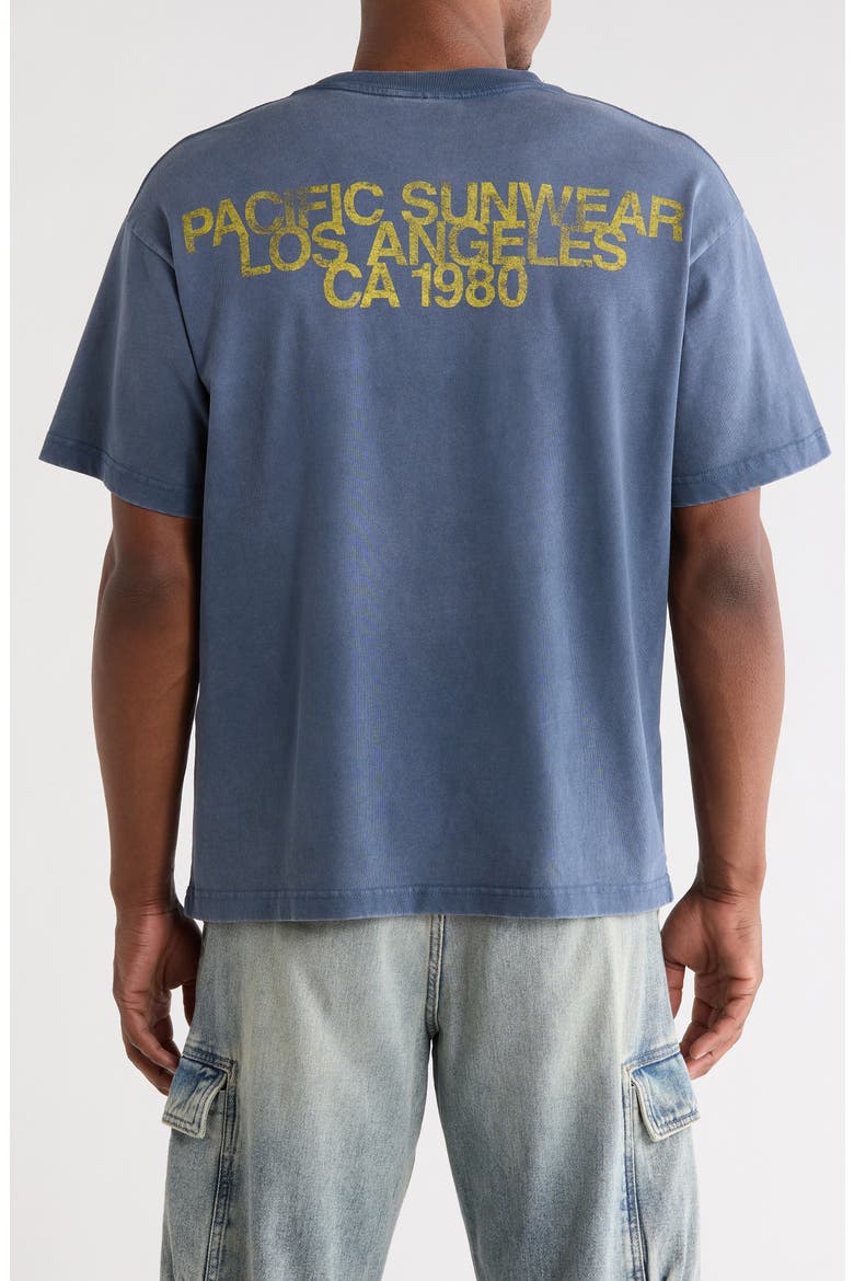 Faded PSG Graphic T-Shirt, Alternate, color, NAVY