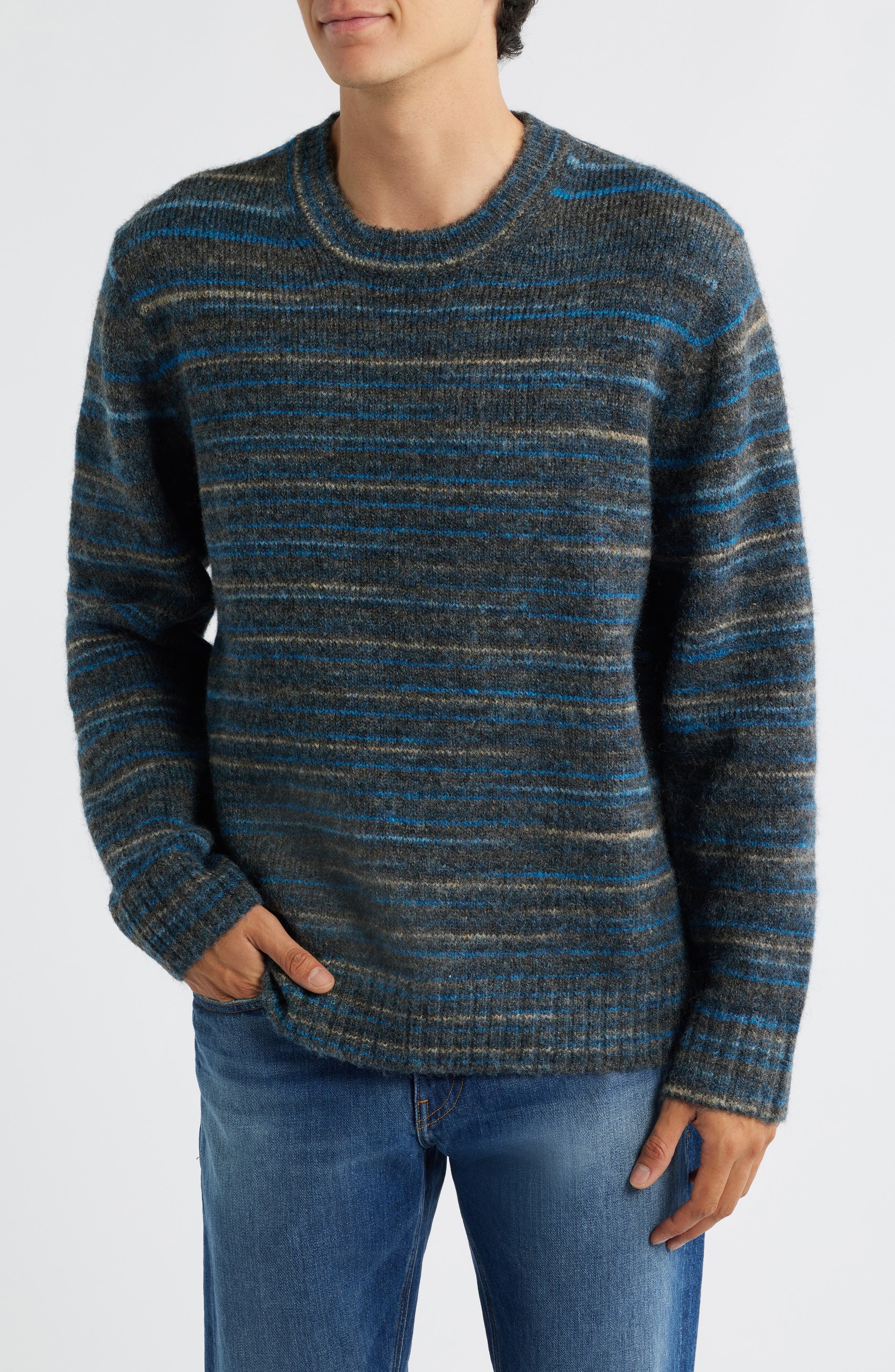 Wax London Wilde Space Dye Crewneck Sweater