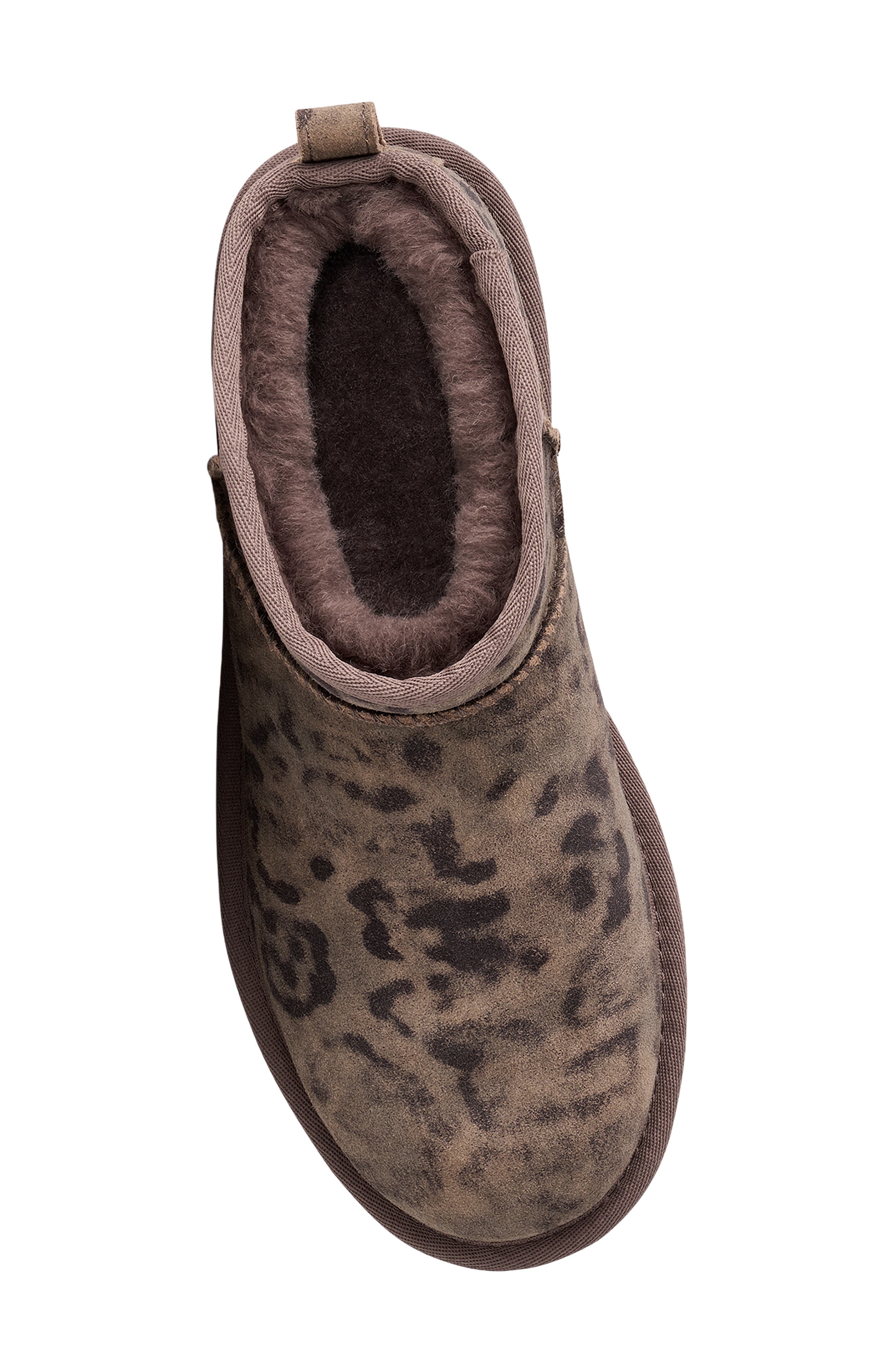Classic Ultra Mini Spotted Bootie, Alternate, color, CHESTNUT