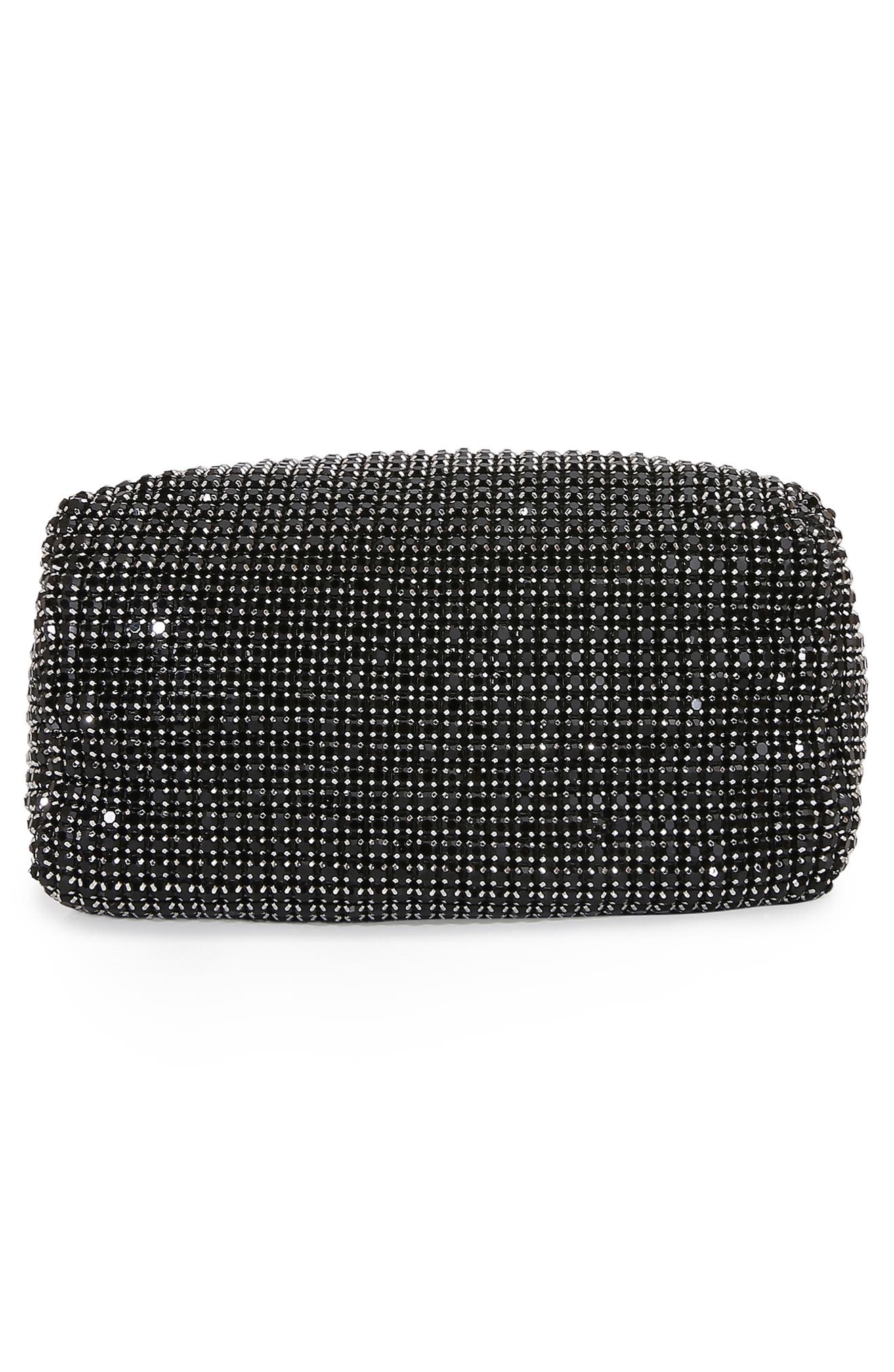 BERNESS Rhinestone Handbag, Alternate, color, Black