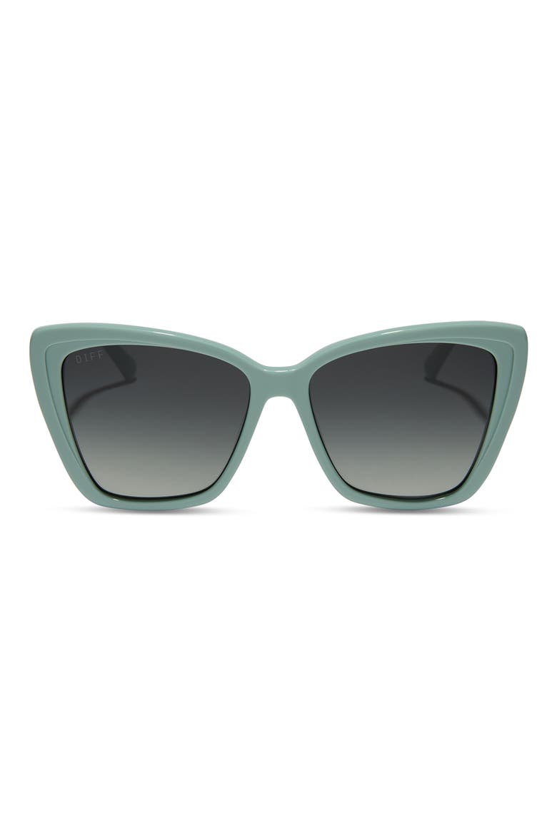 Becky II 56mm Cat Eye Sunglasses, Main, color, GREY GRADIENT