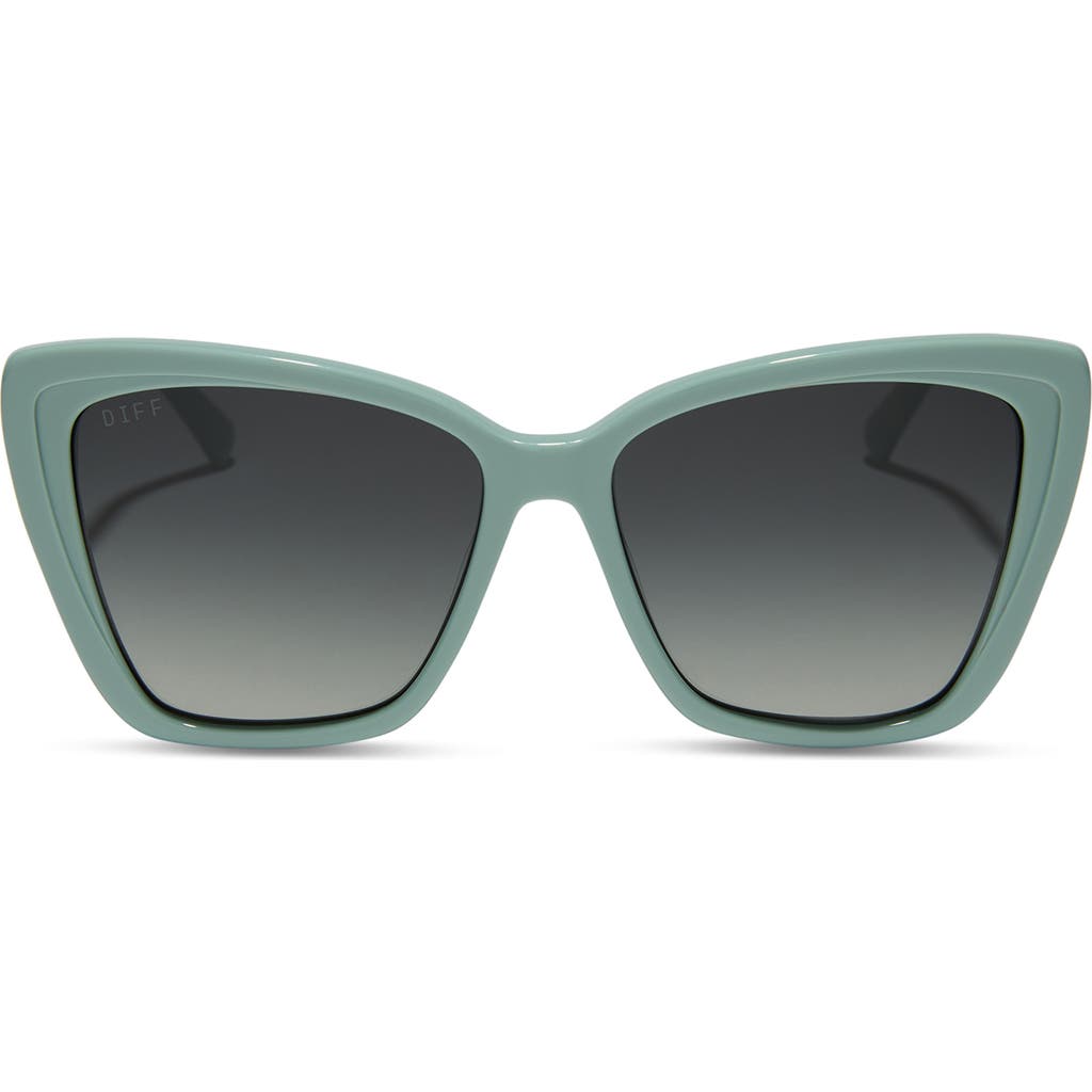 DIFF Becky II 56mm Cat Eye Sunglasses in Grey Gradient  product