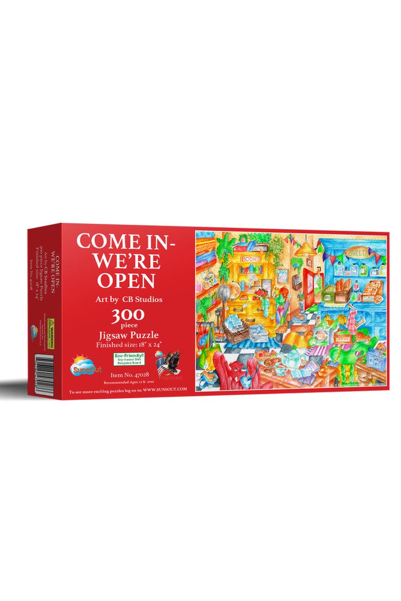 Come In - We're Open 300 piece Jigsaw Puzzle for Adults, Main, color, Multicolor