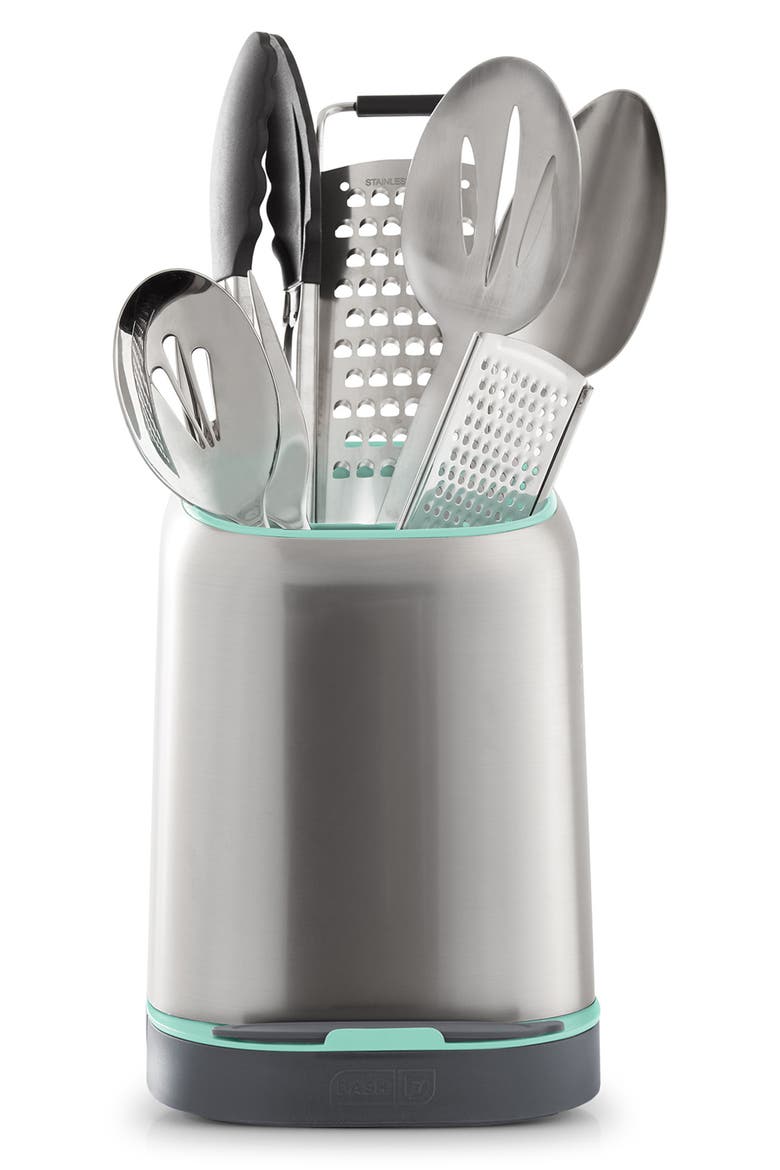 SmartStore Kitchen Utensil Holder, Main, color, AQUA