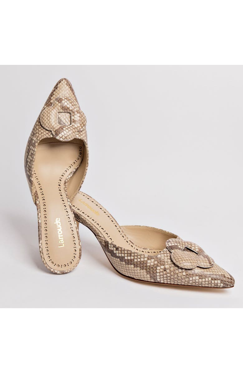 Larroudé Flora Pump, Alternate, color,