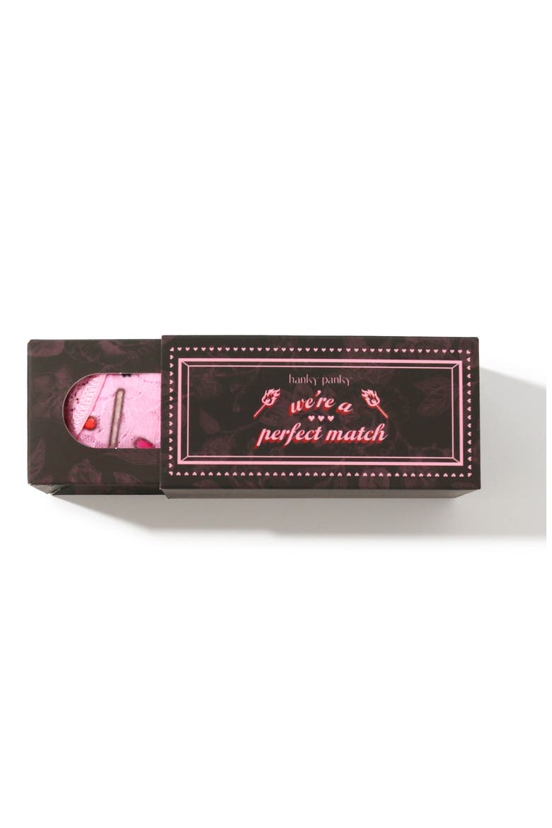 Vday Matchbox Original Rise Thong, Alternate, color, PERFECT MATCH PINK