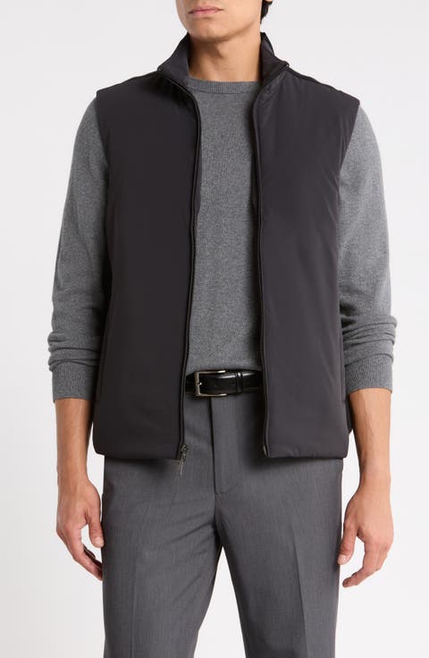 Mixed Media Insulated Knit Vest