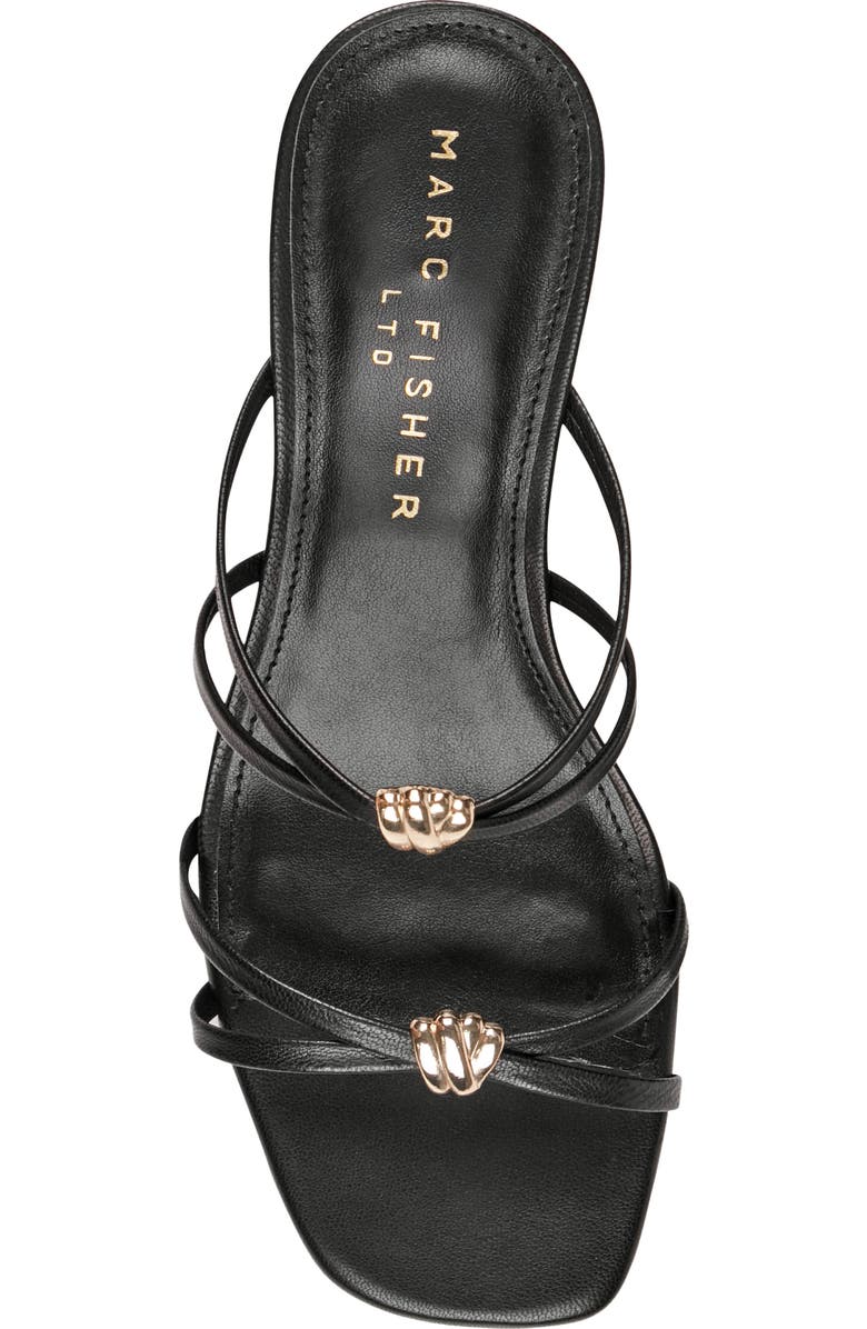 Marc Fisher LTD Baizel Strappy Slide Sandal, Alternate, color, Black