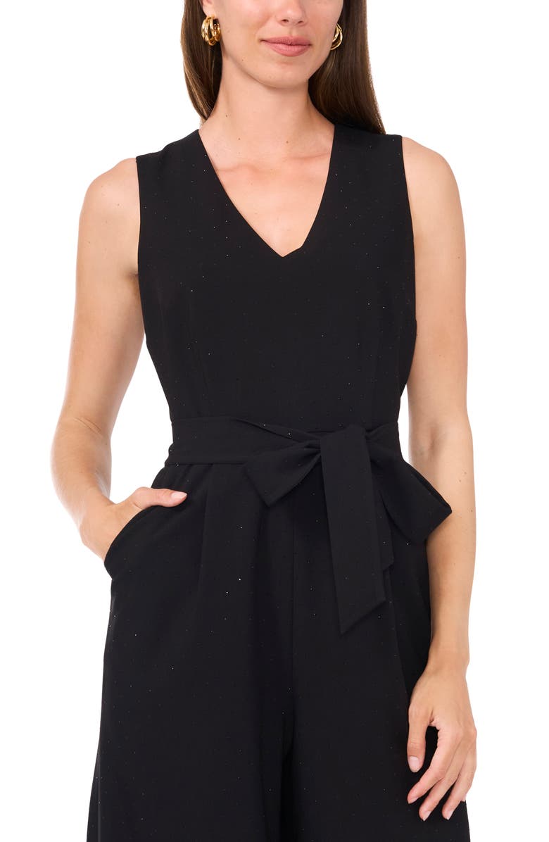 Vince Camuto Sparkle Wide Leg Jumpsuit, Alternate, color, 