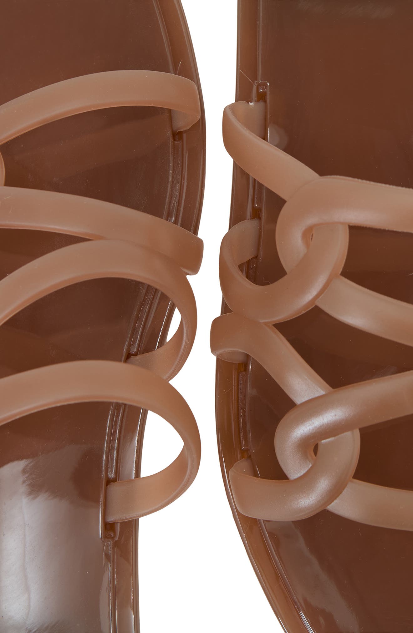 Reiss Juliette Jelly Slide Sandal, Alternate, color, Neutral