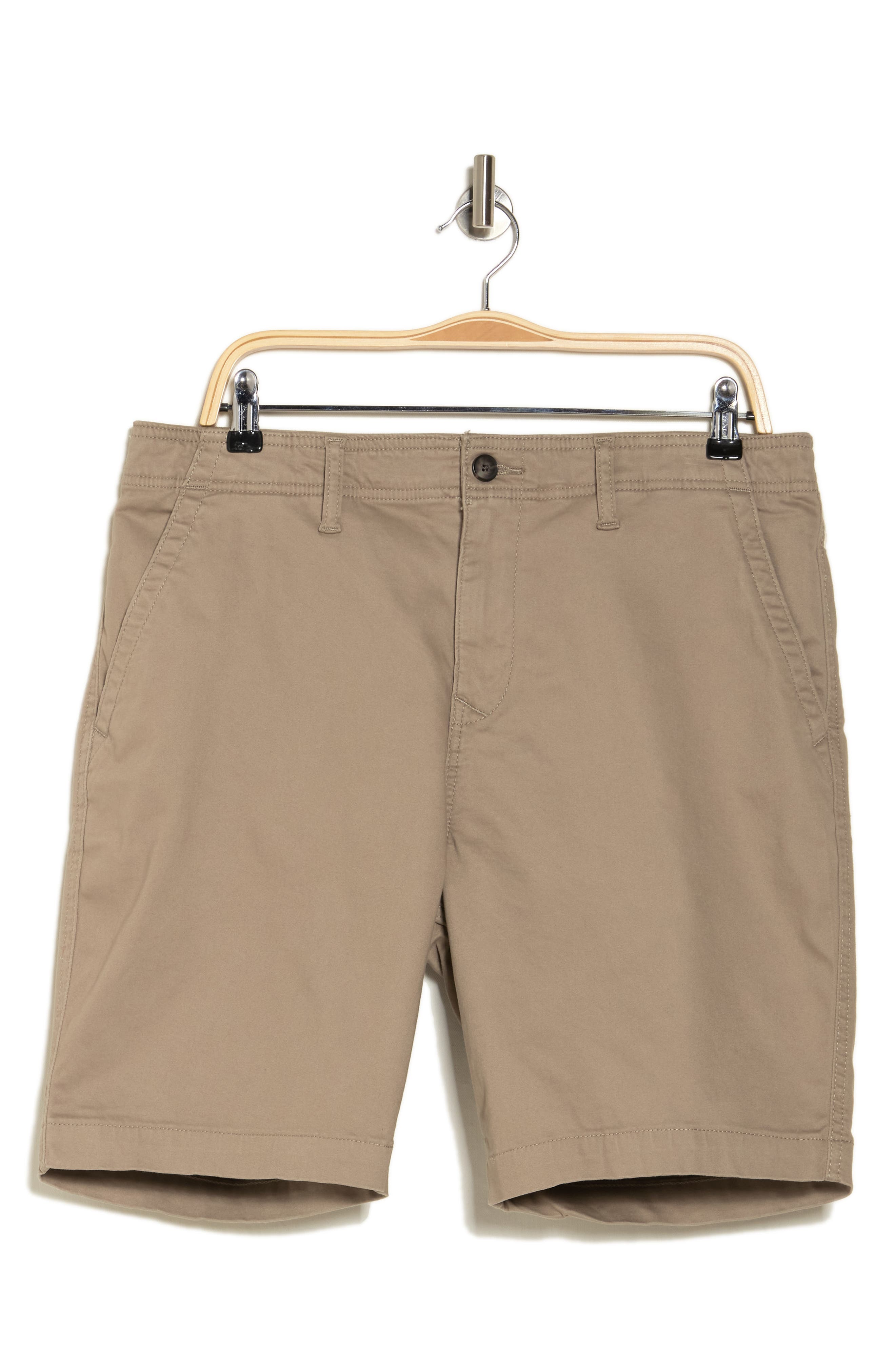 Lucky Brand Stretch Cotton Sateen Chino Shorts
