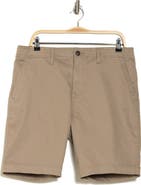 Lucky Brand Stretch Cotton Sateen Chino Shorts