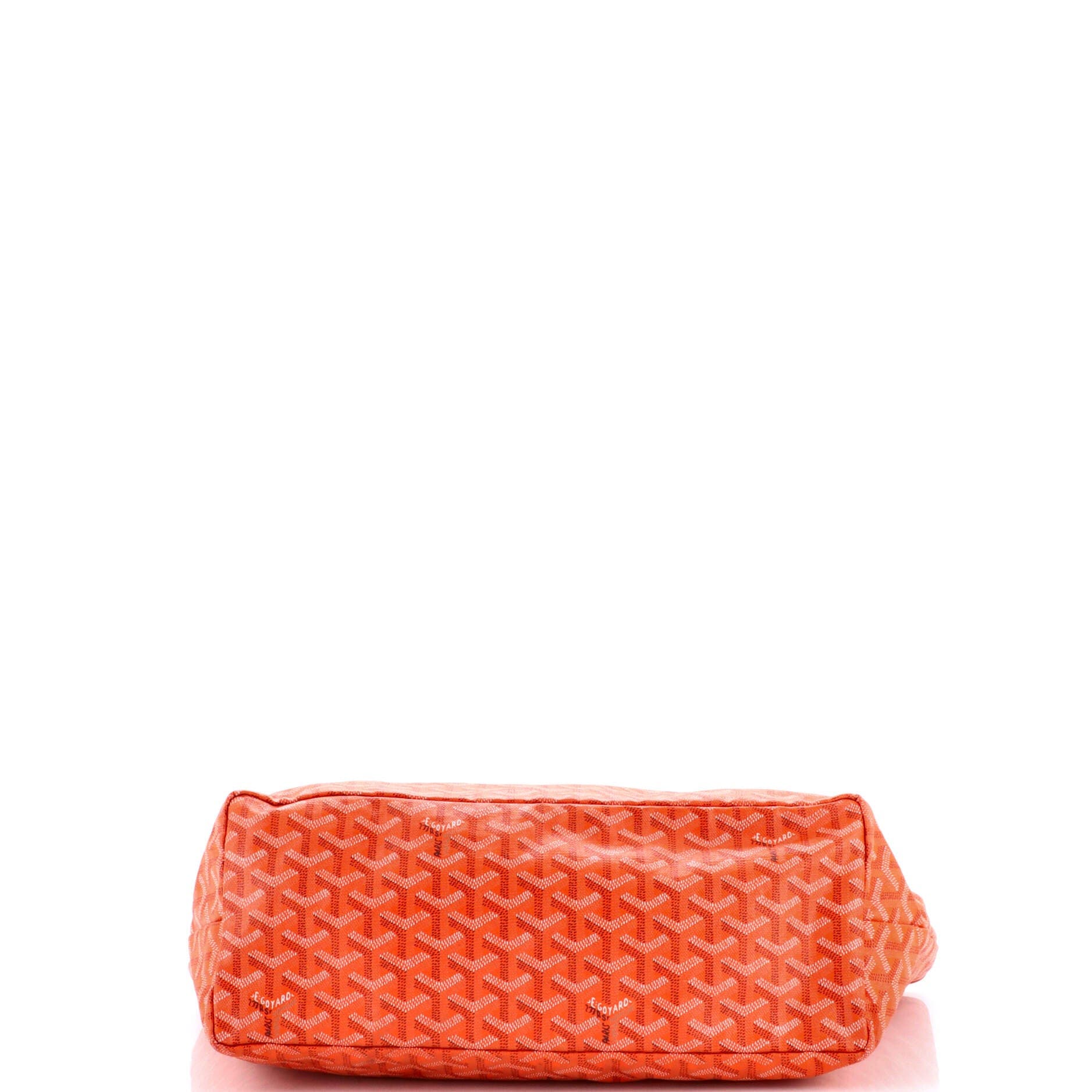 Pre-Owned Goyard Saint Louis Tote Coated Canvas PM, Alternate, color, Orange