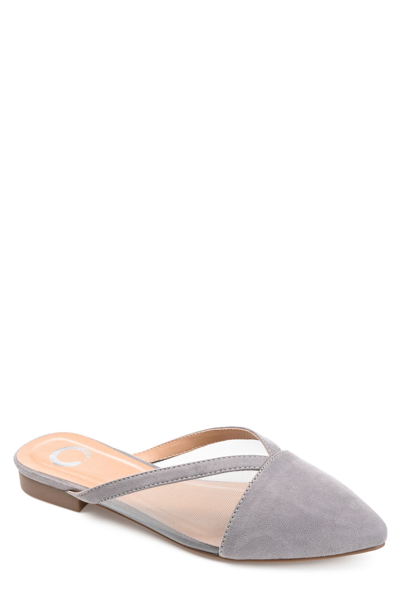 Journee Collection Reeo Mule, Main, color, Grey