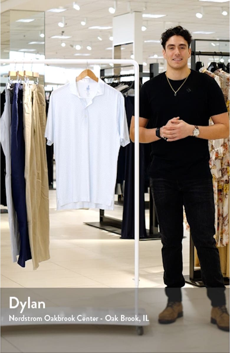 Kelso Microprint Performance Golf Polo, sales video thumbnail